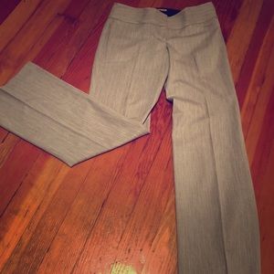 Express the Editor light gray pinstripe pant, 8L